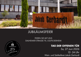 Tag der offenen Tür_Jubifeier Jakob Gerhardt, © Wein- und Sektkellerei Jakob Gerhardt Tag der offenen Tür_Jubifeier Jakob Gerhardt, © Wein- und Sektkellerei Jakob Gerhardt