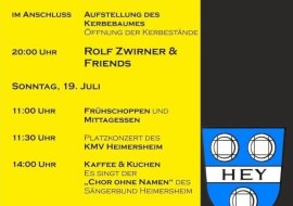 Programm Heimersheimer Kerb Programm Heimersheimer Kerb