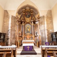 Hochaltar der Klosterkirche Pfaffen-Schwabenheim Hochaltar der Klosterkirche Pfaffen-Schwabenheim