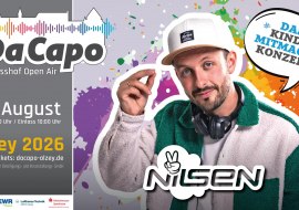 Plakat DaCapo Nilsen, © Stadtverwaltung Alzey Plakat DaCapo Nilsen, © Stadtverwaltung Alzey