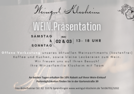 Wein.Präsentation, © Lena Klosheim Wein.Präsentation, © Lena Klosheim