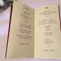 Menü-Vorschlag für Feierlichkeiten © Weitzel Menü-Vorschlag für Feierlichkeiten © Weitzel