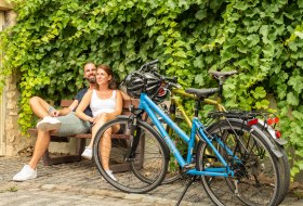 Radfahrer an der Fleckenmauer © Dominik Ketz Radfahrer an der Fleckenmauer © Dominik Ketz