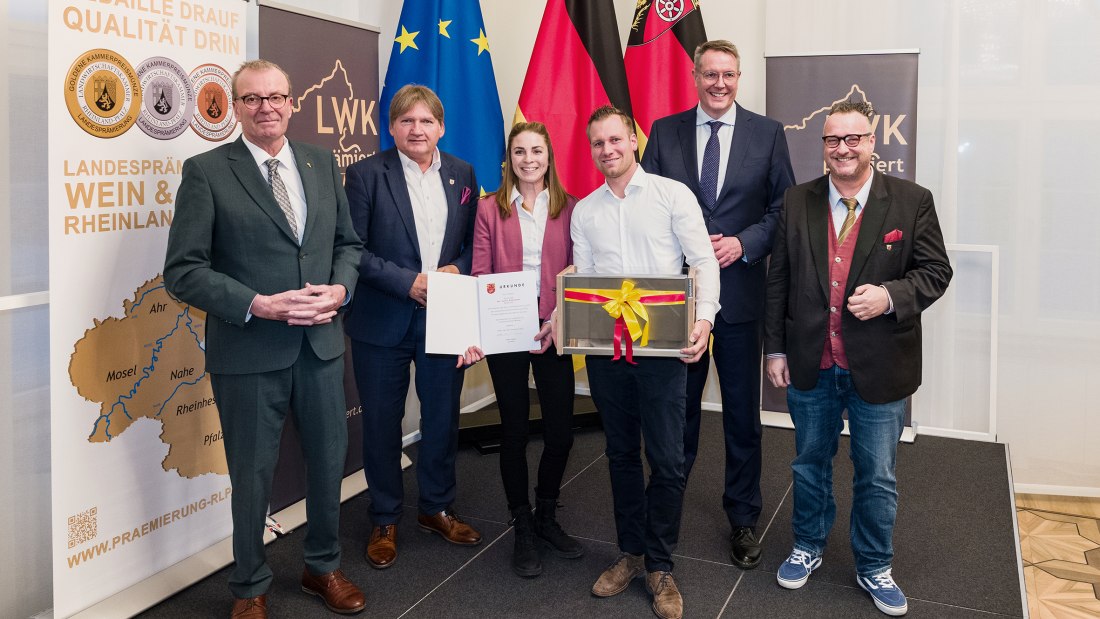 Ehrenpreis 2025 Weingut Dorst, © LWK RLP/Carsten Costard Ehrenpreis 2025 Weingut Dorst, © LWK RLP/Carsten Costard