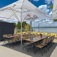 Mole Biergarten & Sommerlounge © Rheinhessen-Touristik GmbH Mole Biergarten & Sommerlounge © Rheinhessen-Touristik GmbH
