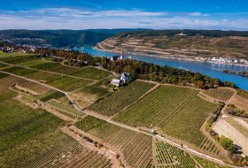 Binger Kirchberg mit Sankt Ruperts Kloster Binger Kirchberg mit Sankt Ruperts Kloster