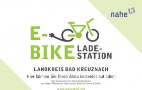 Logo E-Bike-Ladestation © Naheland-Touristik GmbH Logo E-Bike-Ladestation © Naheland-Touristik GmbH