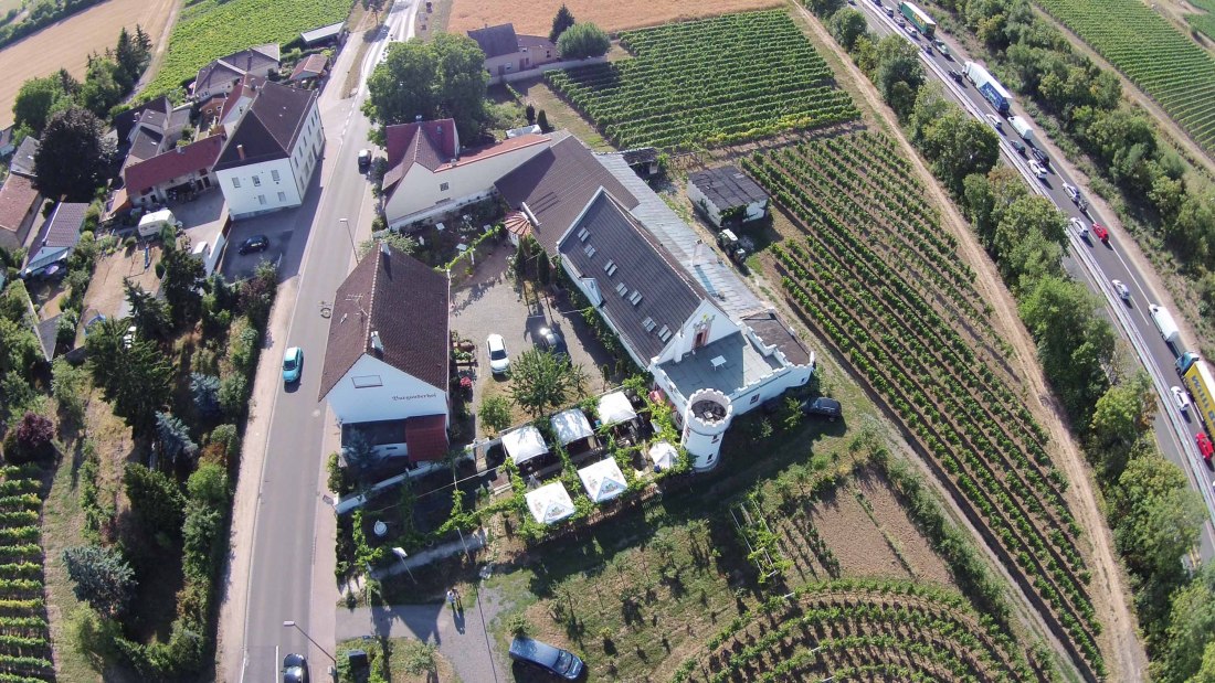 aerial view Burgunderhof, © Burgunderhof Mergel aerial view Burgunderhof, © Burgunderhof Mergel