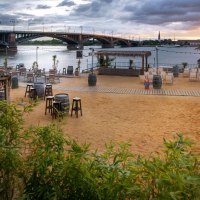 Sonnenunteragang Mainzstrand © (c) Fotofarmer_Tourismusfonds Mainz e.V. Sonnenunteragang Mainzstrand © (c) Fotofarmer_Tourismusfonds Mainz e.V.