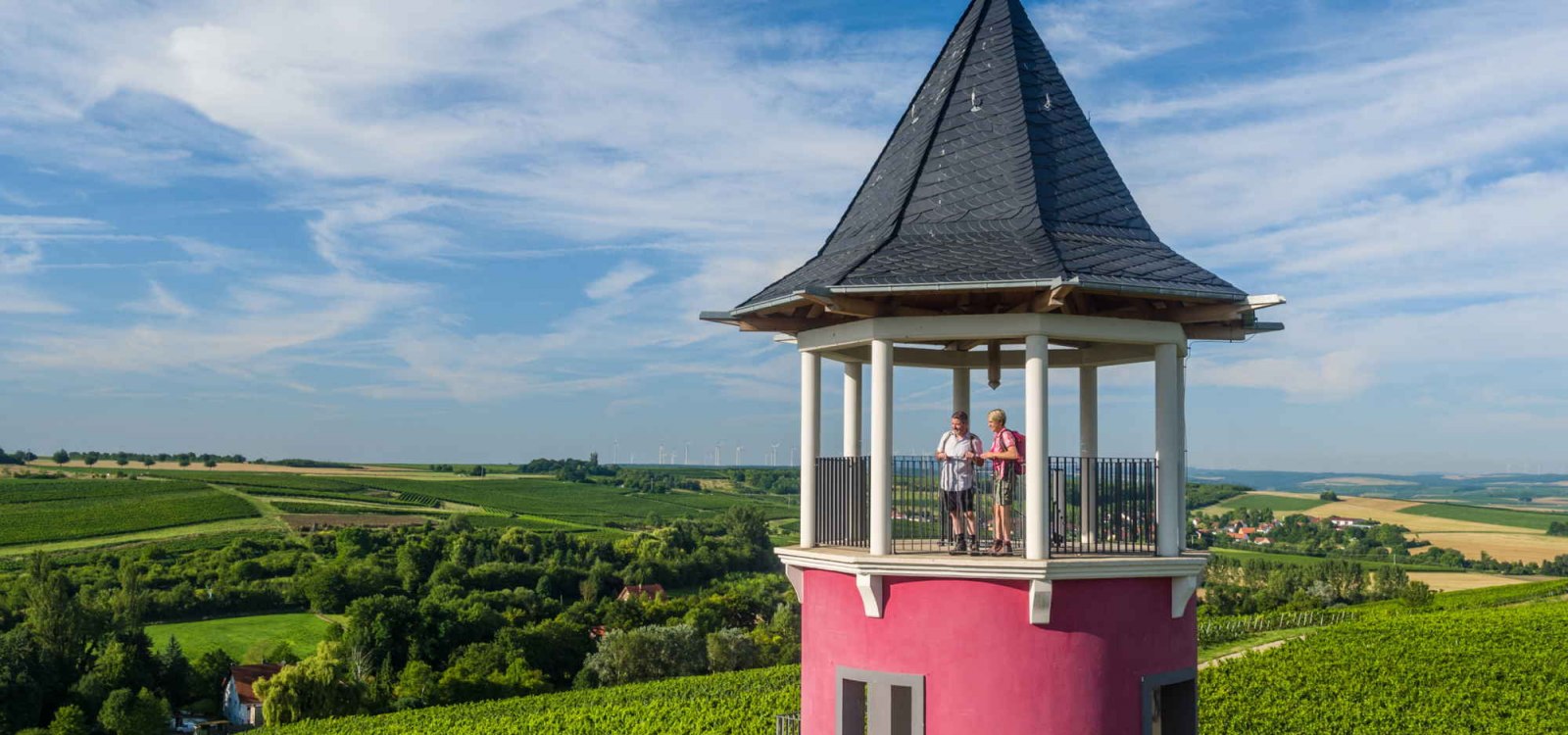 Hiwweltour Neuborn Burgunderturm, © Dominik Ketz Hiwweltour Neuborn Burgunderturm, © Dominik Ketz