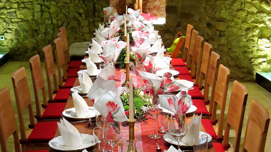 Weingut Dechent_Tisch eingedeckt, © Weingut Dechent Weingut Dechent_Tisch eingedeckt, © Weingut Dechent