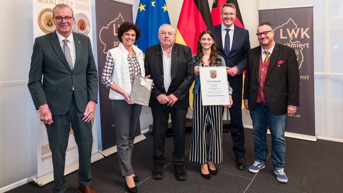 Großer Staatsehrenpreis 2025 Weingut Wilhelm Laubenstein 2, © LWK RLP/Carsten Costard Großer Staatsehrenpreis 2025 Weingut Wilhelm Laubenstein 2, © LWK RLP/Carsten Costard