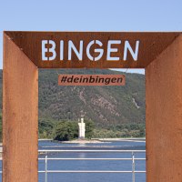 Fotorahmen am Binger Kulturufer Fotorahmen am Binger Kulturufer