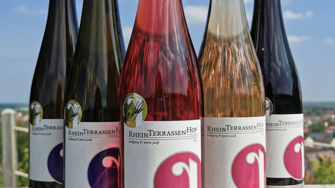 Weingut Rheinterrassenhof_Weinflasche, © Weingut Rheinterrassenhof Weingut Rheinterrassenhof_Weinflasche, © Weingut Rheinterrassenhof