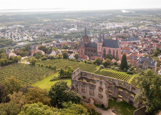 Oppenheim von oben Oppenheim von oben
