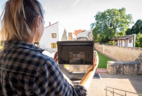 Digital reconstruction of the Imperial Palace Ingelheim 1 Digital reconstruction of the Imperial Palace Ingelheim 1