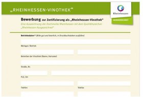 Bewerbung Vinotheken Bewerbung Vinotheken