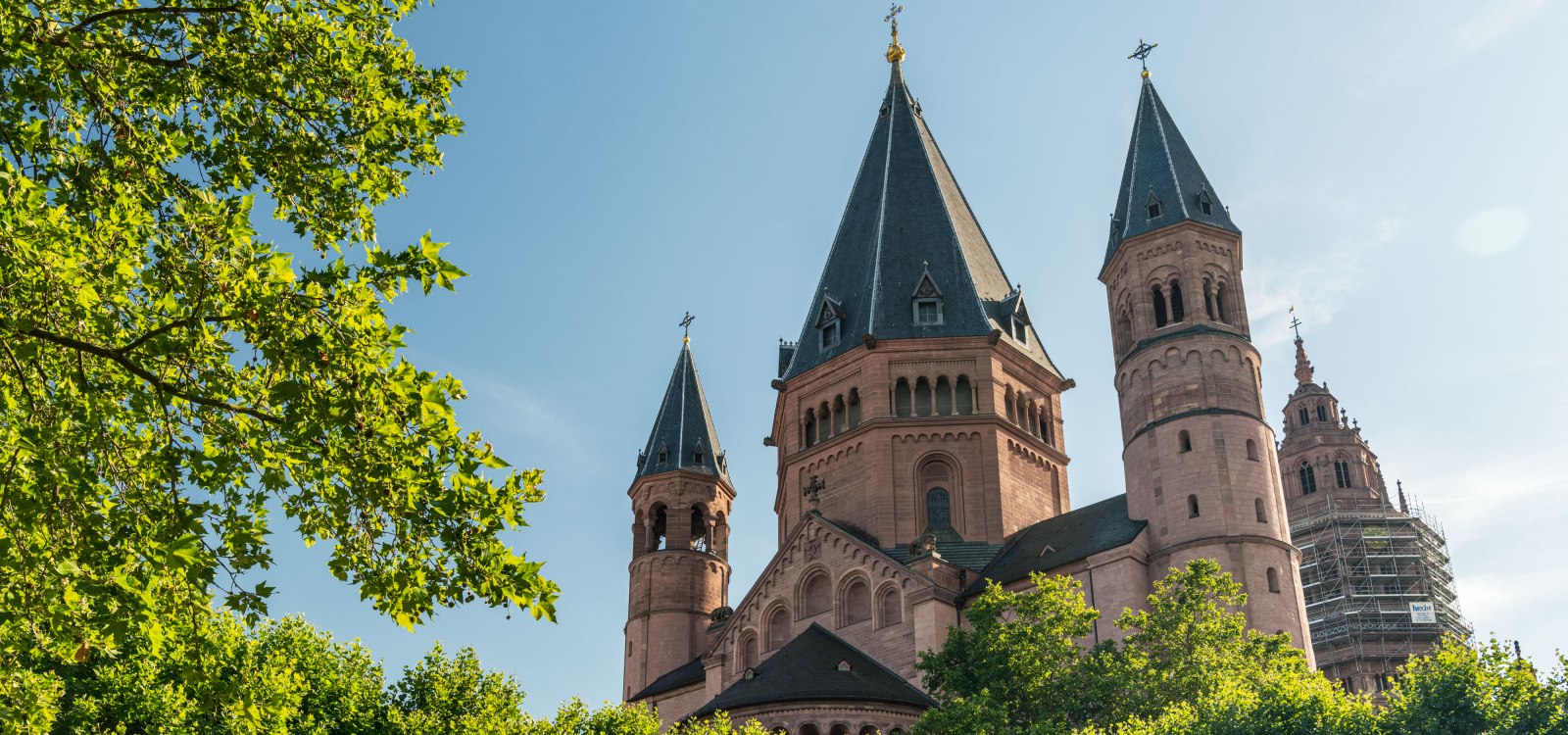 Gezicht op de Sint-Maartenskathedraal in Mainz, © © Dominik Ketz Gezicht op de Sint-Maartenskathedraal in Mainz, © © Dominik Ketz