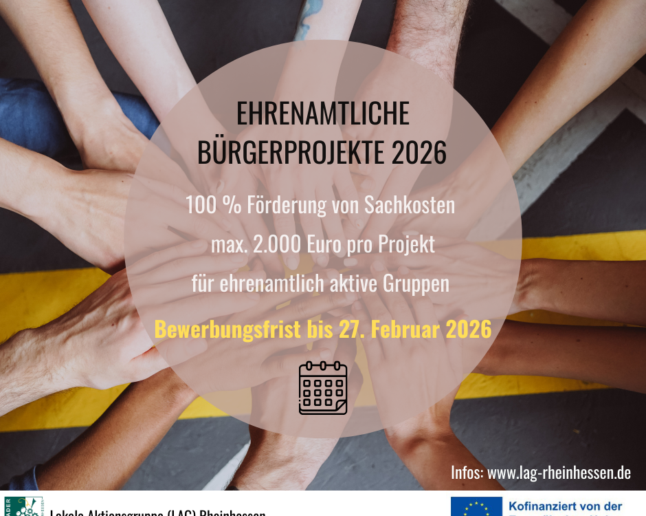 LAG Rhh EBP 2026- Einreichfrist verlängert LAG Rhh EBP 2026- Einreichfrist verlängert