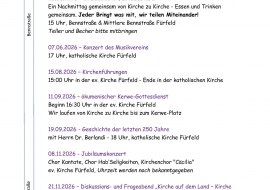 25 Jahre Kirchen Fürfeld 25 Jahre Kirchen Fürfeld