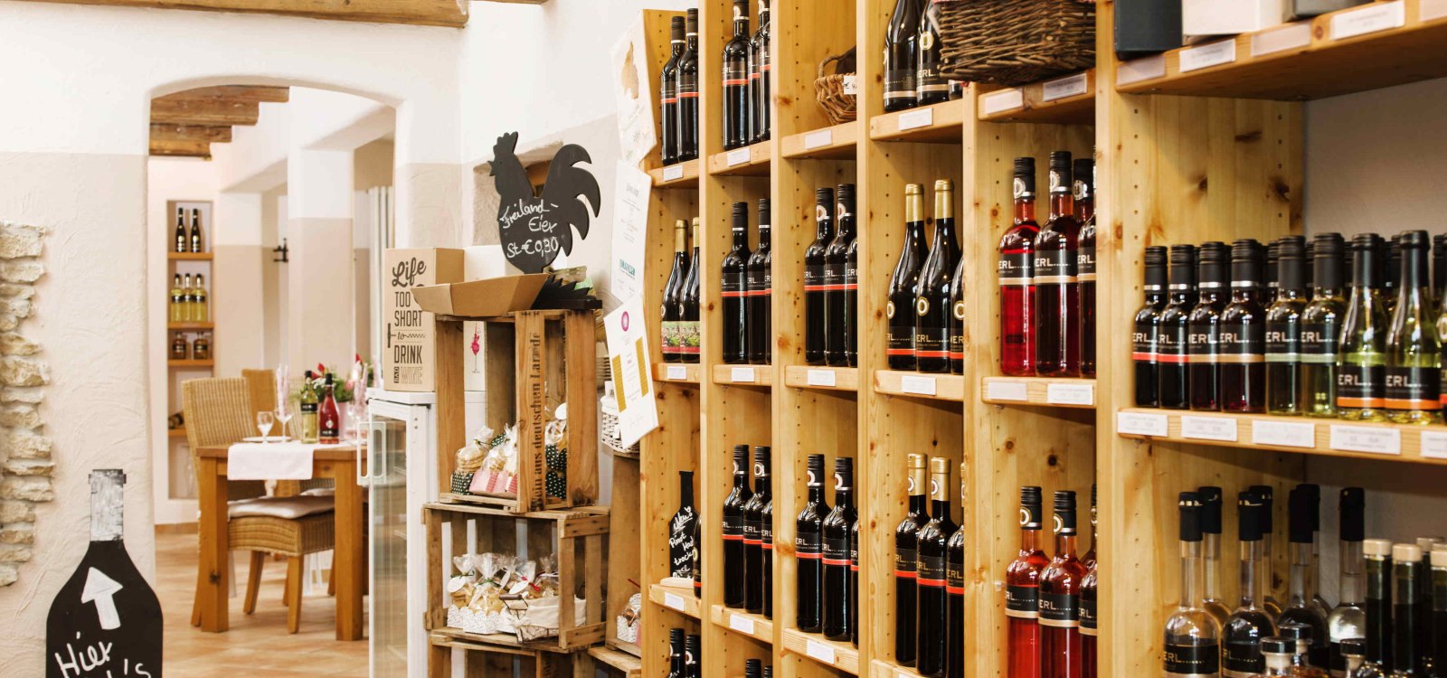 Vinothek & Hofladen Weingut Merl, © Carsten Costard Vinothek & Hofladen Weingut Merl, © Carsten Costard
