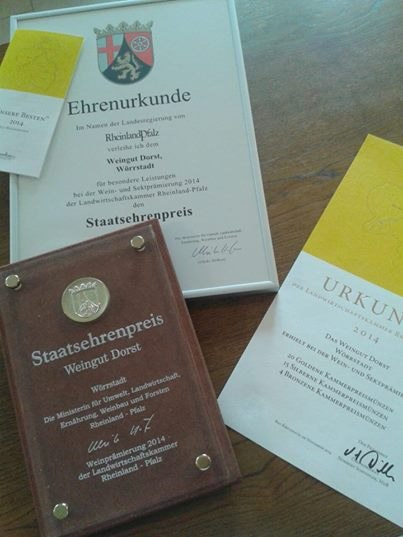 Weingut Dorst_Staatsehrenpreis, © Weingut Dorst Weingut Dorst_Staatsehrenpreis, © Weingut Dorst