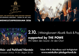 Mitsingkonzert, © Wein- und Sektkellerei Jakob Gerhardt Mitsingkonzert, © Wein- und Sektkellerei Jakob Gerhardt