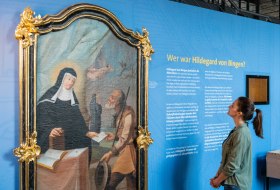 Hilgegard von Bingen Museumswand © Dominik Ketz Hilgegard von Bingen Museumswand © Dominik Ketz
