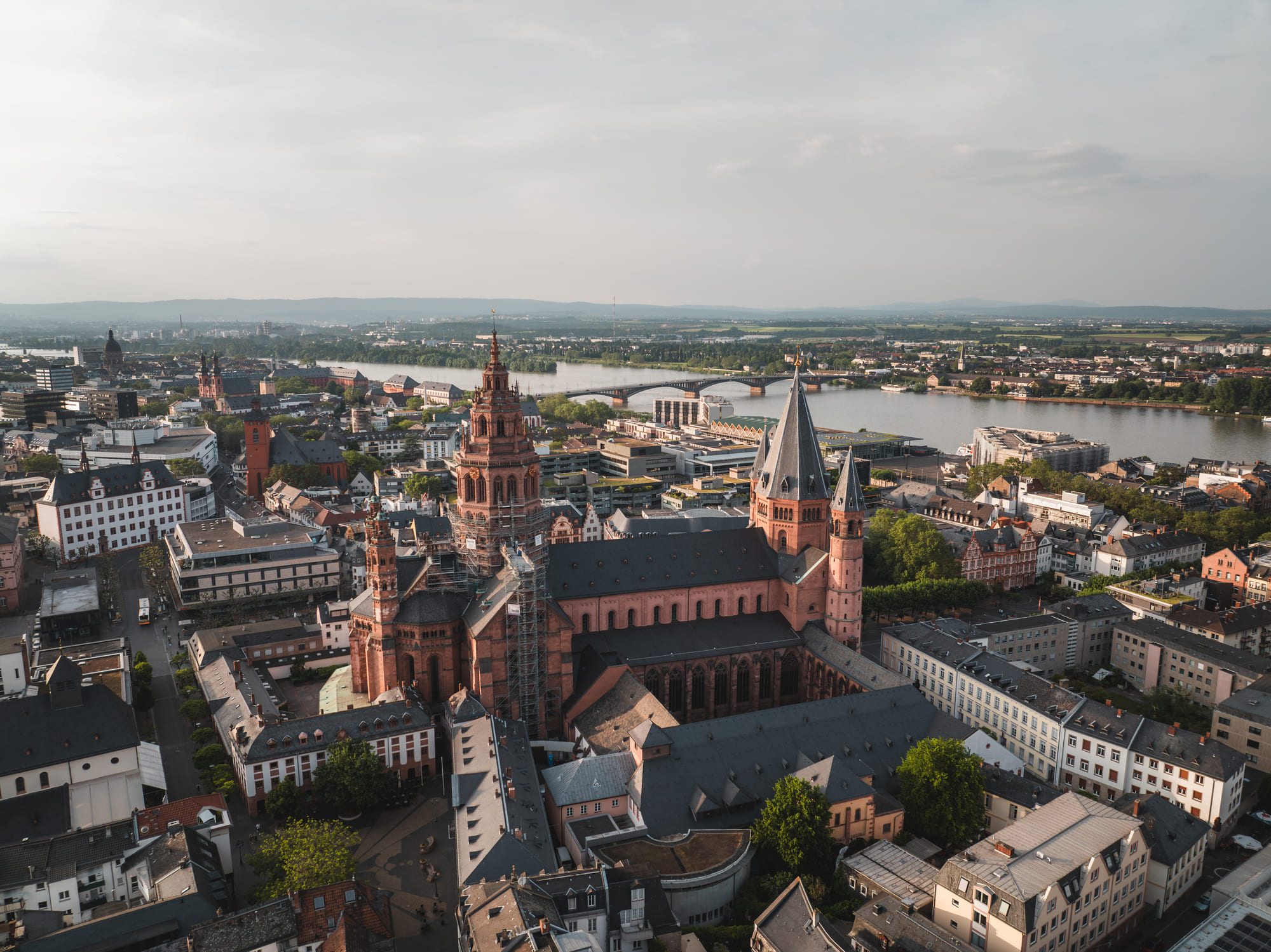 Mainz mit Dom und historischem Stadtbild