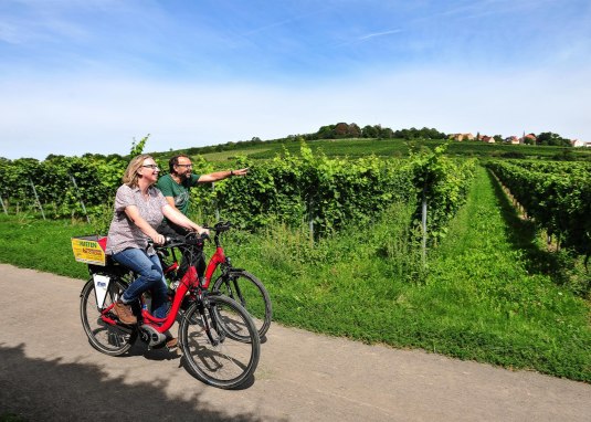 Auf dem Zellertal-Radweg