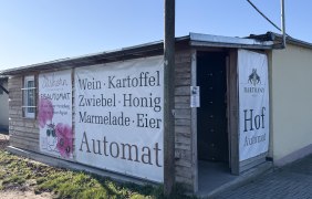 Eishorn Eisautomat am Weingut Hartmann