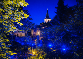 Blue Hour im Weingut