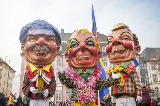 Schwellkoeppe auf der Mainzer Fastnacht, &copy; Fotofarmer
