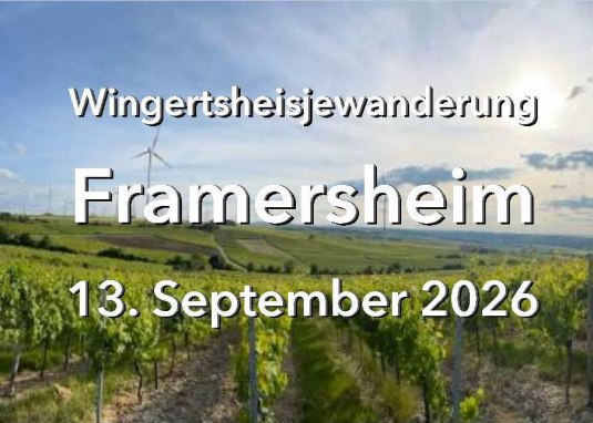 Waingertsheisjewanderung