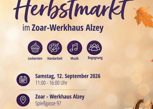 Plakat Herbstmarkt