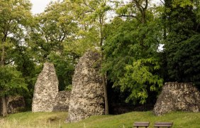 R&ouml;mersteine aufgestellt