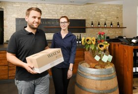 Weingut Wasem Vinothek, Phillip Wasem, Melanie Griesbach &copy; Carsten Costard