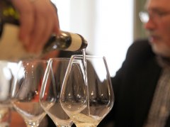 Glasses at workshop wine tasting