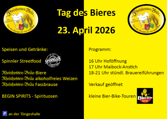 Tag des Bieres 2026 &copy; Rheinhessen Br&auml;u