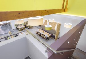 Frühstücksraum von oben