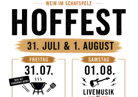 Plakat Hoffest Weingut Wolf, &copy; Weingut Wolf