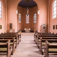 Kath.  Pfarrkirche St. Petrus in Ketten Innenraum