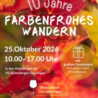 Farbenfrohes Wandern A3 &copy; Tourist Info Sprendlingen-Gensingen