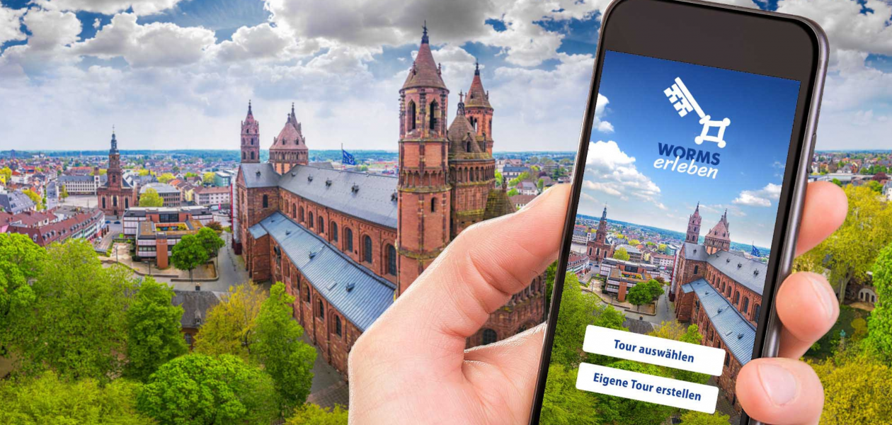 Worms erleben Tour App, &copy; Eichfelder