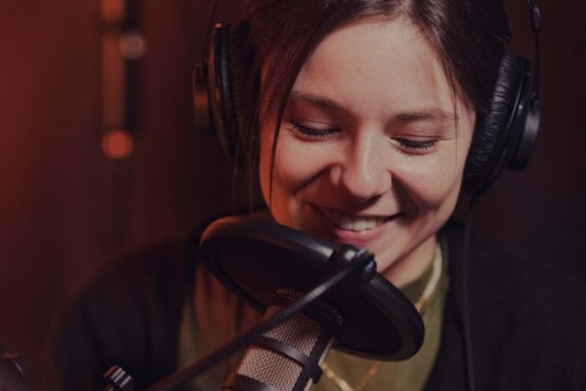 Juliane Sch&auml;fer im Podcast, &copy; schiebezimmer