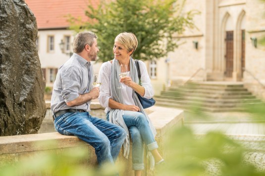 Wine enjoyment Flonheim, Vinothek Klosterhof, © Dominik Ketz