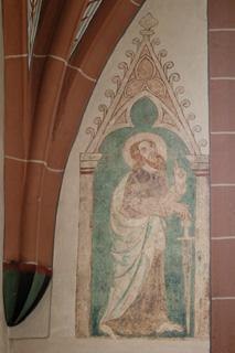 Wandmalerei Hl. Paulus © Dr. Luzie Bratner, Mainz