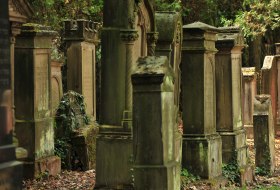 Blick auf den jüdischen Friedhof im Orsteil Dalshe © VG Monsheim/Fotograf Carsten Costard