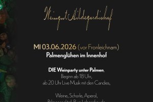 Palmengl&uuml;hen, &copy; Weingut Hildegardishof