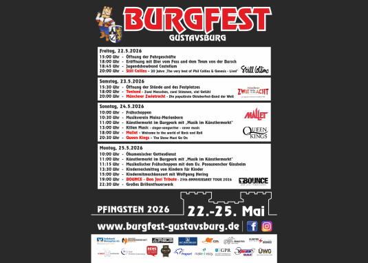 Burgfest 2026 &copy; Sport- und Kulturbund Gustavsburg